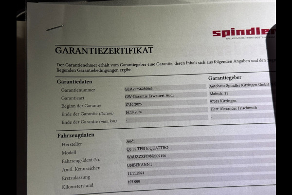 Audi Q5 55 TFSIe quattro S-Line | BTW | PANO | LED | SOH 98.7% | CAMERA