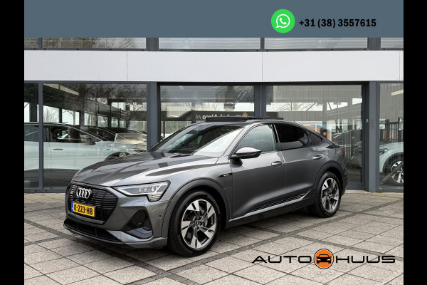 Audi e-tron Sportback Aut. 55 quattro S-Line 95 kWh | SoH 87% | Trekhaak | Panorama | Camera |