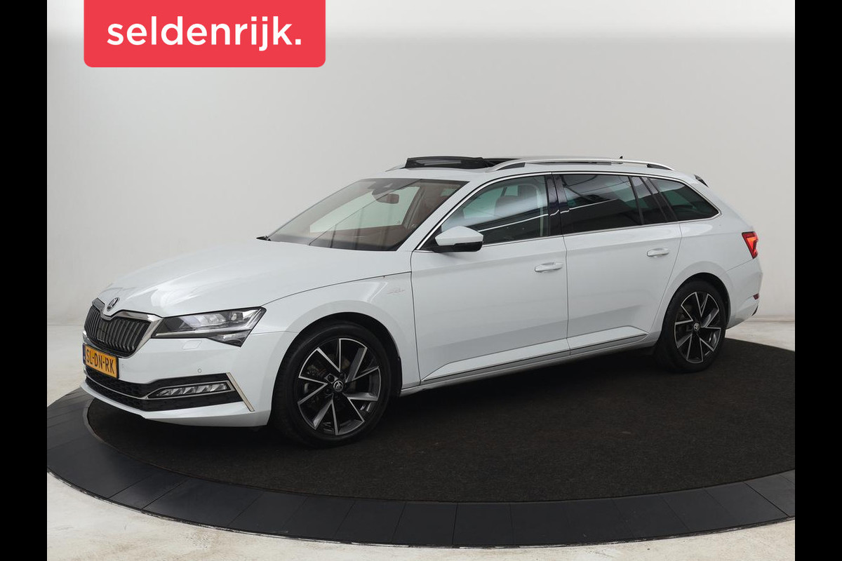Škoda Superb 1.4 TSI iV Laurin & Klement | Panoramadak | Stoelventilatie | Leder | Trekhaak | Canton Sound | Virtual Cockpit | Navigatie | Memory | Achterbankverwarming | Full LED | Keyless | Carplay | PHEV