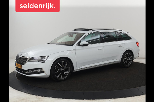 Škoda Superb 1.4 TSI iV Laurin & Klement | Panoramadak | Stoelventilatie | Leder | Trekhaak | Canton Sound | Virtual Cockpit | Navigatie | Memory | Achterbankverwarming | Full LED | Keyless | Carplay | PHEV