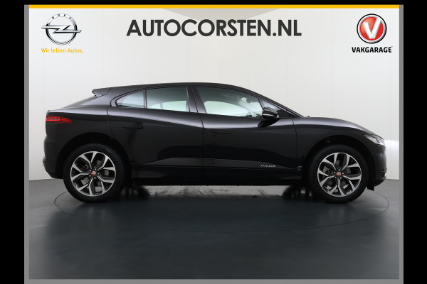 Jaguar I-PACE EV320pk SE 90kWh 3Fase ! Soh 90.5% AWD Leer Meridian™ Hifi Memory Navi Ecc 3D-Surround Camera Adaptive Cruise Business Pack Apple Carplay Android Auto Forward Vieuw+Detection+Guidance Stuur-verwarming Led Origineel Nederlandse Auto Nieuwprijs € 73.000,- Deze kan thuis wél met 11kw/uur laden
