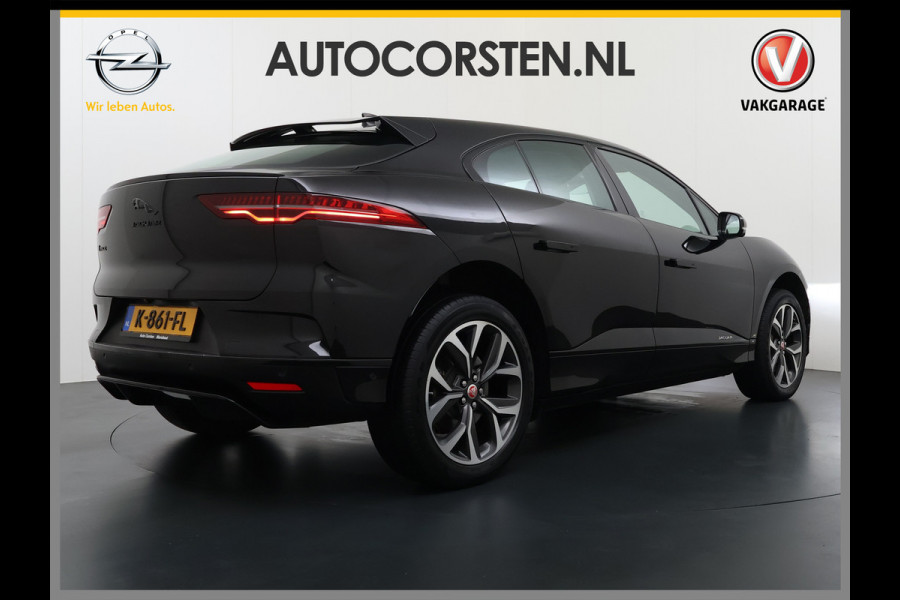 Jaguar I-PACE EV320pk SE 90kWh 3Fase ! Soh 90.5% AWD Leer Meridian™ Hifi Memory Navi Ecc 3D-Surround Camera Adaptive Cruise Business Pack Apple Carplay Android Auto Forward Vieuw+Detection+Guidance Stuur-verwarming Led Origineel Nederlandse Auto Nieuwprijs € 73.000,- Deze kan thuis wél met 11kw/uur laden