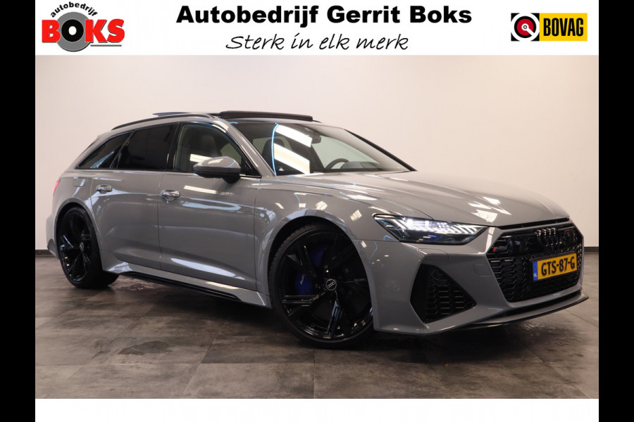 Audi A6 Avant RS 6 TFSI Quattro Keramisch Leder Panoramadak 4WS Nardo B&O!
