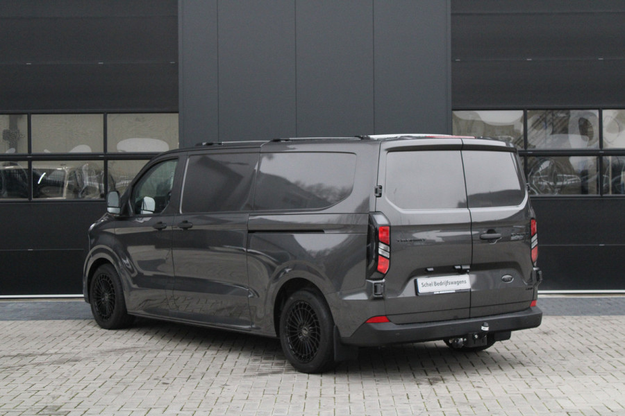 Ford Transit Custom 320 2.0 TDCI L2H1 Trend AWD 170pk - 2x Schuif - ACC - Stoel/Stuurverwarming - Trekhaak - Hout inbouw - Impriaal - Rijklaar