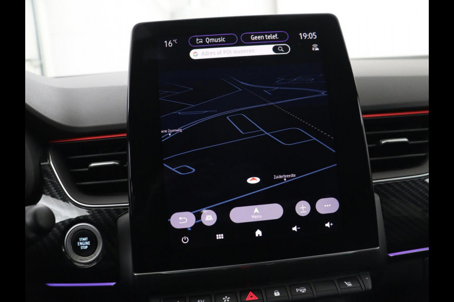 Renault Arkana 1.6 E-Tech Hybrid 145 R.S. Line | Panoramadak | Leder/Alcantara | Trekhaak | Stoelverwarming | Adaptive cruise | Camera | Carplay | Keyless | Park Assist | Full LED | Navigatie