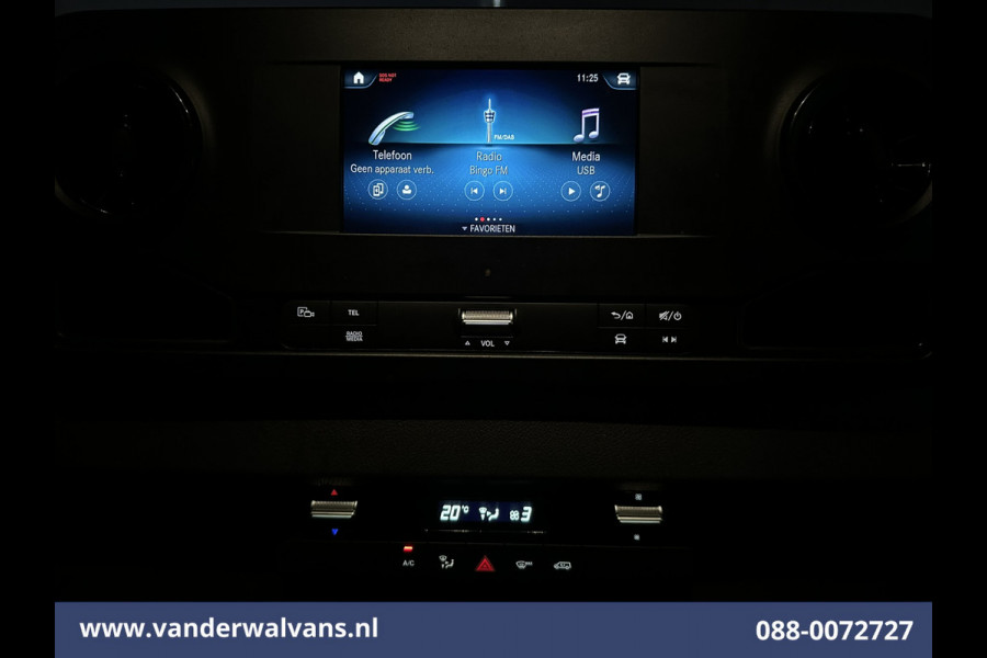 Mercedes-Benz Sprinter 315 CDI 150pk L3H2 Euro6 Airco | Camera | Apple Carplay | 270 Graden Achterdeuren Android Auto, Parkeersensoren, Bijrijdersbank