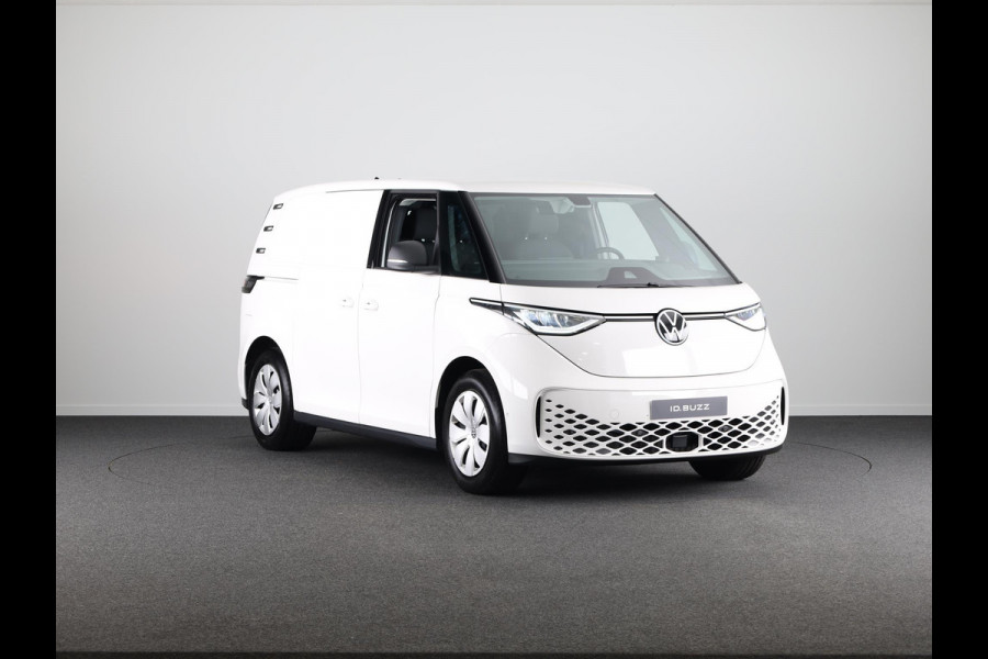 Volkswagen ID. Buzz Cargo 77 kWh Volkswagen ID. Buzz Cargo L1H1 77 kWh | verlengde fabrieksgarantie | Navigatie via App | Trekhaak | Cruise Control | Parkeer pakket | Elektrische achterklep |