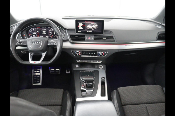 Audi Q5 2.0 TFSI S line | Panoramadak | Stoelverwarming | Virtual Cockpit | Camera | Carplay | Keyless | Side Assist | Full LED | Navigatie | Half leder | Sportstoelen | Parkeerhulp | Cruise control