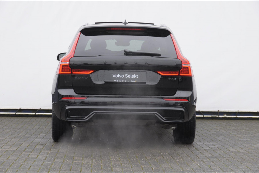 Volvo XC60 T6 350PK Automaat AWD Plus Black Edition Panoramadak/ Elektrisch bedienbare voorstoelen met geheugen/ Stoelverwarming/ Stuurverwarming/ Harman Kardon audio/ 360 Camera/