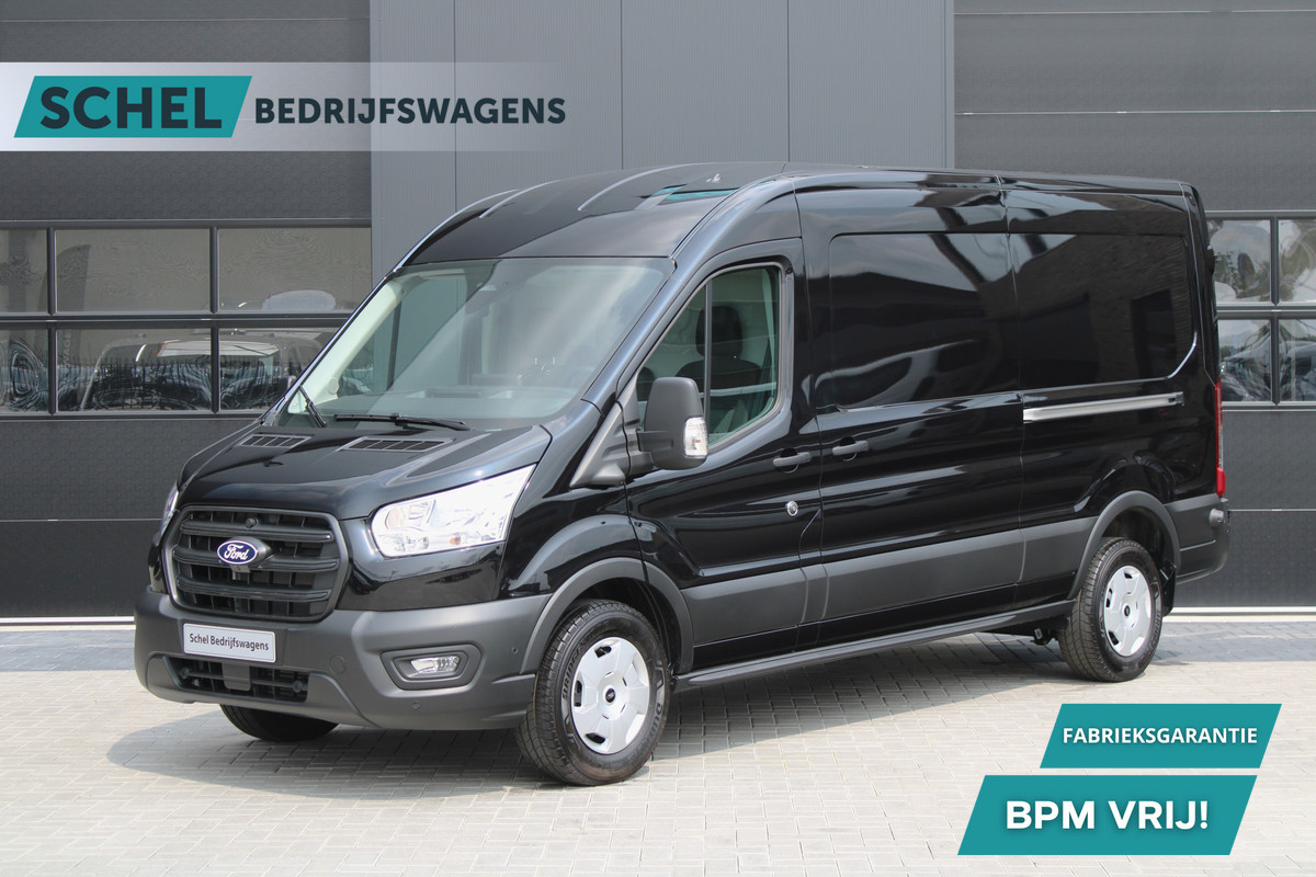 Ford Transit 350 2.0 TDCI L3H2 Trend 130pk - Facelift - 2x Schuifdeur - 360 Camera - Trekhaak - ACC - Stoel & Stoelverwarming - Blind Spot -