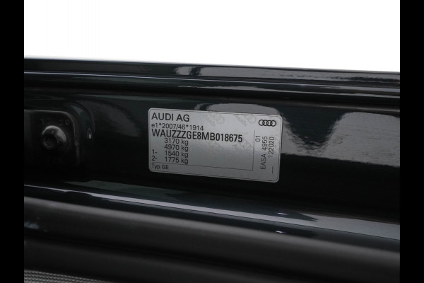 Audi e-tron 55 quattro Business edition Plus 95 kWh (3-Fase-11 kW) {SOH-88%} (INCL-BTW) *HEATPUMP | PANO | LEATHER | ADAPTIVE-CRUISE | FULL-LED | DIGI-COCKPIT | KEYLESS | MEMORY-PACK | CAMERA | NAVI-FULLMAP | SHIFTPADDLES | DAB+ | COMFORTSEATS | 20''ALU*