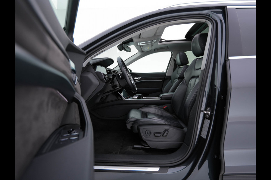 Audi e-tron 55 quattro Business edition Plus 95 kWh (3-Fase-11 kW) {SOH-88%} (INCL-BTW) *HEATPUMP | PANO | LEATHER | ADAPTIVE-CRUISE | FULL-LED | DIGI-COCKPIT | KEYLESS | MEMORY-PACK | CAMERA | NAVI-FULLMAP | SHIFTPADDLES | DAB+ | COMFORTSEATS | 20''ALU*