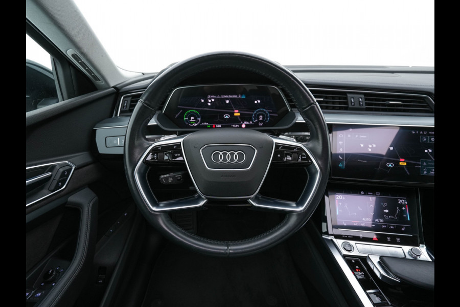 Audi e-tron 55 quattro Business edition Plus 95 kWh (3-Fase-11 kW) {SOH-88%} (INCL-BTW) *HEATPUMP | PANO | LEATHER | ADAPTIVE-CRUISE | FULL-LED | DIGI-COCKPIT | KEYLESS | MEMORY-PACK | CAMERA | NAVI-FULLMAP | SHIFTPADDLES | DAB+ | COMFORTSEATS | 20''ALU*