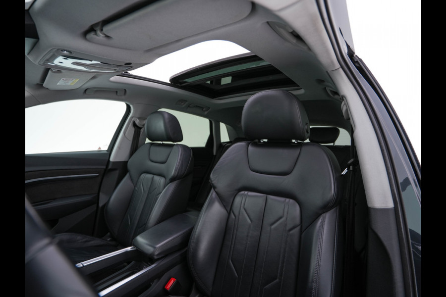 Audi e-tron 55 quattro Business edition Plus 95 kWh (3-Fase-11 kW) {SOH-88%} (INCL-BTW) *HEATPUMP | PANO | LEATHER | ADAPTIVE-CRUISE | FULL-LED | DIGI-COCKPIT | KEYLESS | MEMORY-PACK | CAMERA | NAVI-FULLMAP | SHIFTPADDLES | DAB+ | COMFORTSEATS | 20''ALU*