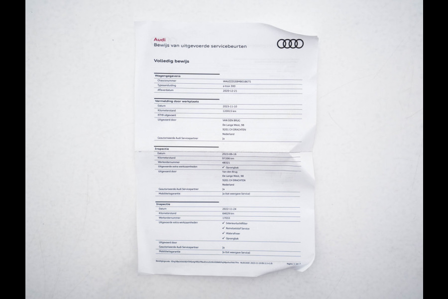 Audi e-tron 55 quattro Business edition Plus 95 kWh (3-Fase-11 kW) {SOH-88%} (INCL-BTW) *HEATPUMP | PANO | LEATHER | ADAPTIVE-CRUISE | FULL-LED | DIGI-COCKPIT | KEYLESS | MEMORY-PACK | CAMERA | NAVI-FULLMAP | SHIFTPADDLES | DAB+ | COMFORTSEATS | 20''ALU*