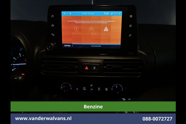 Citroën Berlingo 1.2 PureTech 131pk Automaat **Benzine** L1H1 Euro6 Airco | 3-Zits | Navigatie | Camera | Apple carplay android auto, cruisecontrol, parkeersensoren, bijrijdersbank