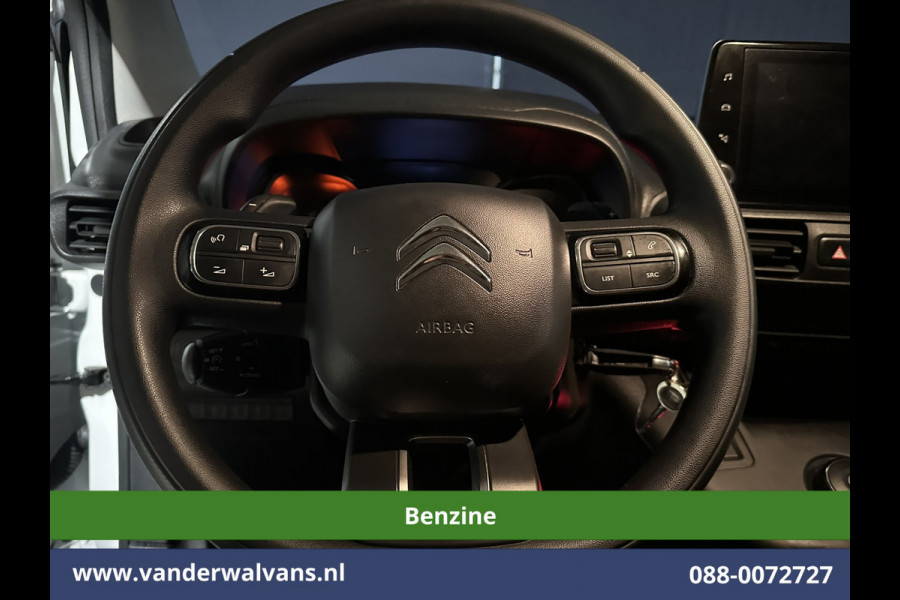 Citroën Berlingo 1.2 PureTech 131pk Automaat **Benzine** L1H1 Euro6 Airco | 3-Zits | Navigatie | Camera | Apple carplay android auto, cruisecontrol, parkeersensoren, bijrijdersbank