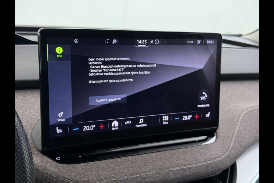 Škoda ENYAQ iV 80 First Edition HighLuxus Soh92% Pano-Dak Elektr.Trekhaak *BOMVOL € 63.000 nieuw!* 21"lm Full-Led 360-Camera Adaptive-Cruise Na Warmtepomp Adaptief onderstel+Dynamisch-onderstel/Stuur Airco-autom 3-zones E-call Chroom-Dakrail Head-Up-Display Smartlink Edition High 1.000kg trekvermogen