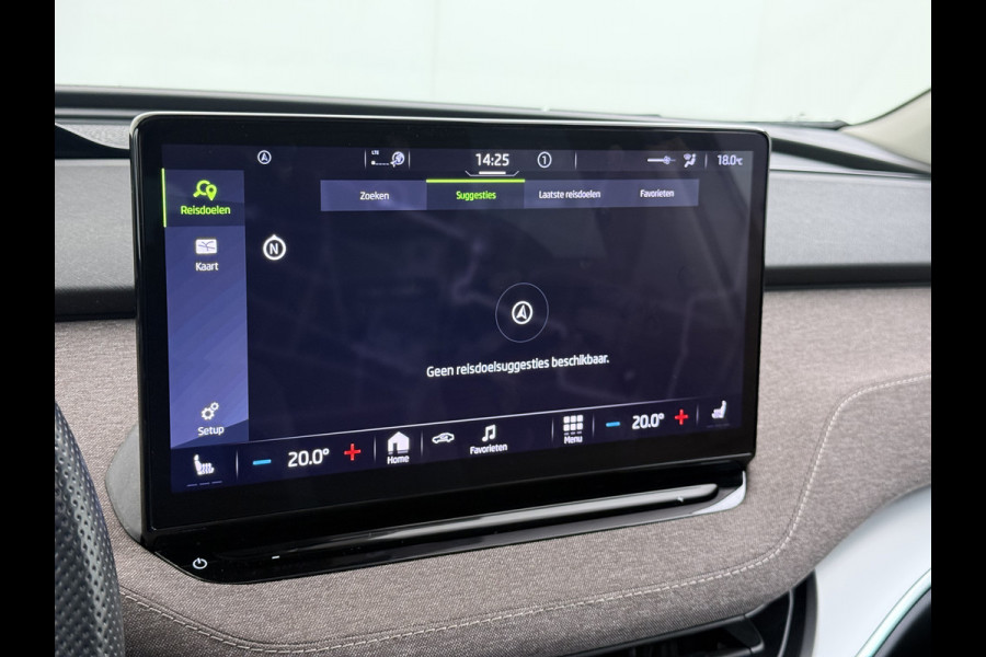 Škoda ENYAQ iV 80 First Edition HighLuxus Soh92% Pano-Dak Elektr.Trekhaak *BOMVOL € 63.000 nieuw!* 21"lm Full-Led 360-Camera Adaptive-Cruise Na Warmtepomp Adaptief onderstel+Dynamisch-onderstel/Stuur Airco-autom 3-zones E-call Chroom-Dakrail Head-Up-Display Smartlink Edition High 1.000kg trekvermogen
