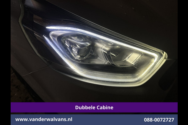 Ford Transit Custom 2.0 TDCI 131pk L2H1 Dubbele Cabine Euro6 Airco | 6-Zits | Navigatie | LED | Apple Carplay | Cruisecontrol Android Auto, Parkeersensoren, Achterklep, 2800kg trekvermogen