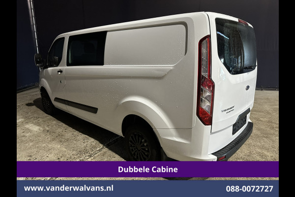 Ford Transit Custom 2.0 TDCI 131pk L2H1 Dubbele Cabine Euro6 Airco | 6-Zits | Navigatie | LED | Apple Carplay | Cruisecontrol Android Auto, Parkeersensoren, Achterklep, 2800kg trekvermogen