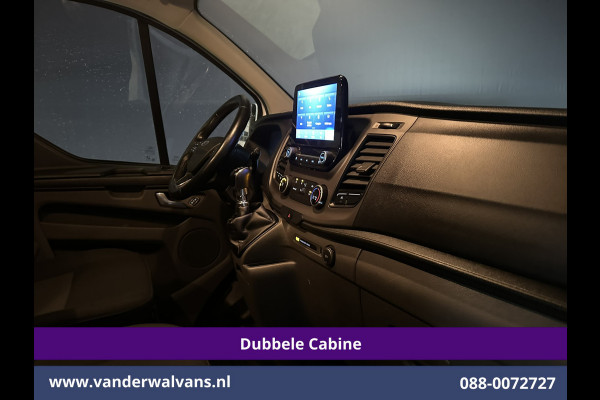 Ford Transit Custom 2.0 TDCI 131pk L2H1 Dubbele Cabine Euro6 Airco | 6-Zits | Navigatie | LED | Apple Carplay | Cruisecontrol Android Auto, Parkeersensoren, Achterklep, 2800kg trekvermogen