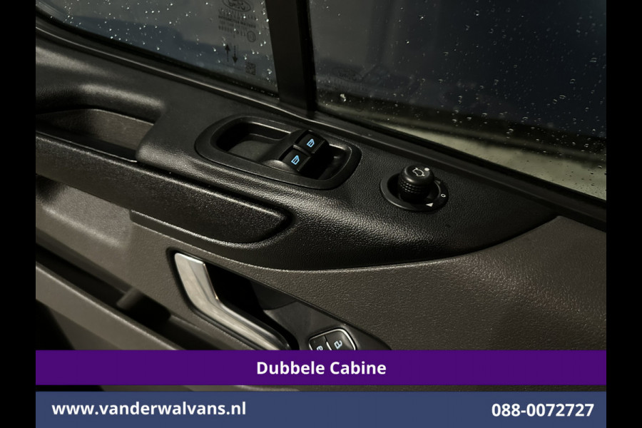 Ford Transit Custom 2.0 TDCI 131pk L2H1 Dubbele Cabine Euro6 Airco | 6-Zits | Navigatie | LED | Apple Carplay | Cruisecontrol Android Auto, Parkeersensoren, Achterklep, 2800kg trekvermogen