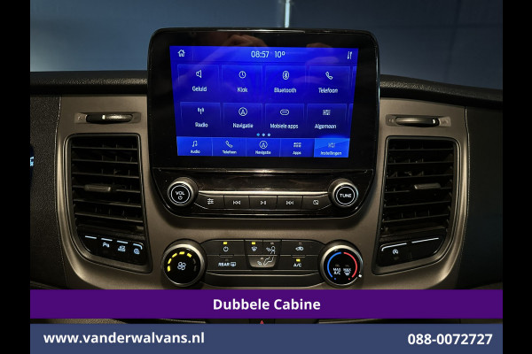 Ford Transit Custom 2.0 TDCI 131pk L2H1 Dubbele Cabine Euro6 Airco | 6-Zits | Navigatie | LED | Apple Carplay | Cruisecontrol Android Auto, Parkeersensoren, Achterklep, 2800kg trekvermogen