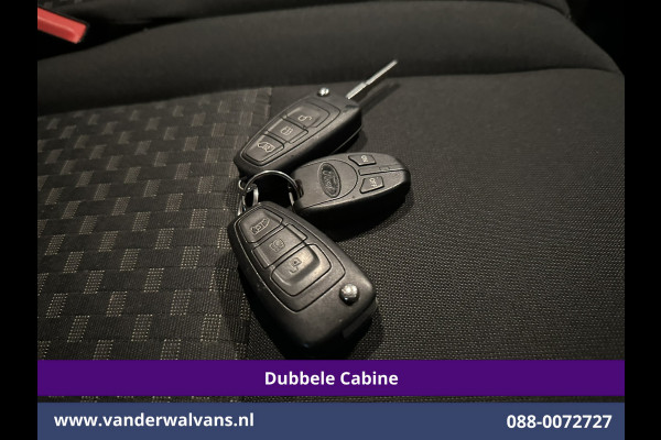 Ford Transit Custom 2.0 TDCI 131pk L2H1 Dubbele Cabine Euro6 Airco | 6-Zits | Navigatie | LED | Apple Carplay | Cruisecontrol Android Auto, Parkeersensoren, Achterklep, 2800kg trekvermogen