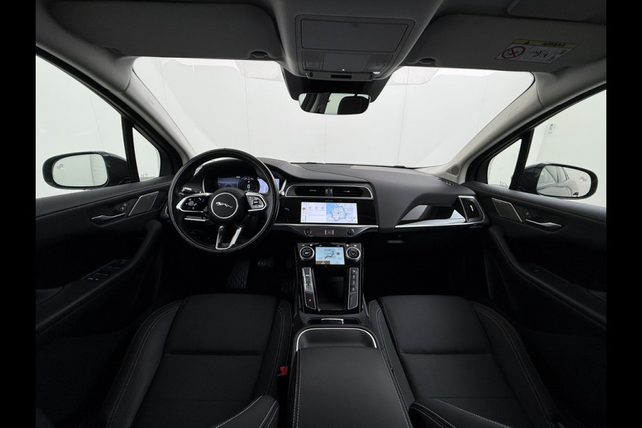 Jaguar I-PACE EV320pk SE 90kWh 3Fase ! Soh 90.5% AWD Leer Meridian™ Hifi Memory Navi Ecc 3D-Surround Camera Adaptive Cruise Business Pack Apple Carplay Android Auto Forward Vieuw+Detection+Guidance Stuur-verwarming Led Origineel Nederlandse Auto Nieuwprijs € 73.000,- Deze kan thuis wél met 11kw/uur laden