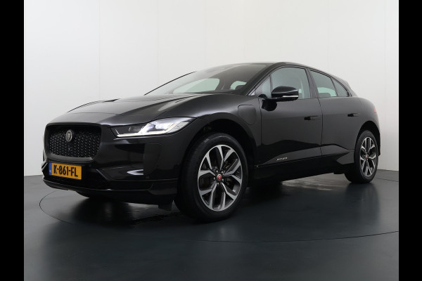 Jaguar I-PACE EV320pk SE 90kWh 3Fase ! Soh 90.5% AWD Leer Meridian™ Hifi Memory Navi Ecc 3D-Surround Camera Adaptive Cruise Business Pack Apple Carplay Android Auto Forward Vieuw+Detection+Guidance Stuur-verwarming Led Origineel Nederlandse Auto Nieuwprijs € 73.000,- Deze kan thuis wél met 11kw/uur laden