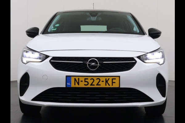 Opel CORSA-E 50kWh 3 Fase laden Warmtepomp Navi 360°Camera Two-Tone Lak Ecc Edition+ Stoel+Stuur-Verwarmd Parkeer Pack Pdc DAB Lmv 16" Privacy Glas Led Isofix Regen-Lichtsensor LaneAssist Origineel Nederlandse Auto SOH 89% Zeer compleet!