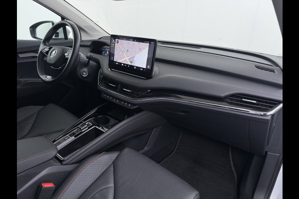 Škoda ENYAQ iV 80 Leder Elek.Stoel+Memory Adap.Cruise Head-Up Display Assistentie Pakket Camera Navi Ecc Stuurverwarming Pdc SOH 88% Matrix-Led Lmv Apple Carplay Android Auto Keyless Rijstrooksensor Dodehoek detectie File Zeer compleet!