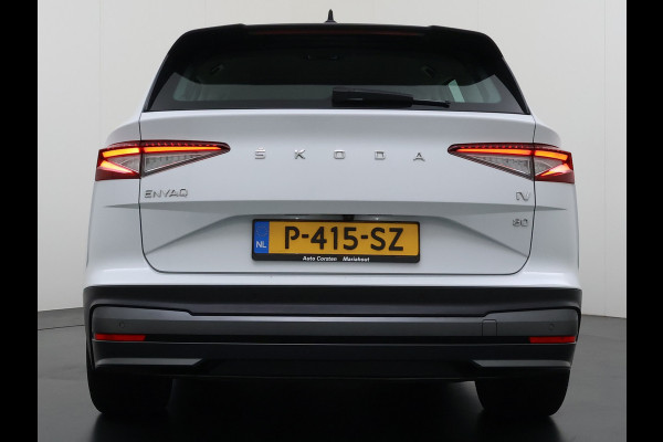Škoda ENYAQ iV 80 Leder Elek.Stoel+Memory Adap.Cruise Head-Up Display Assistentie Pakket Camera Navi Ecc Stuurverwarming Pdc SOH 88% Matrix-Led Lmv Apple Carplay Android Auto Keyless Rijstrooksensor Dodehoek detectie File Zeer compleet!
