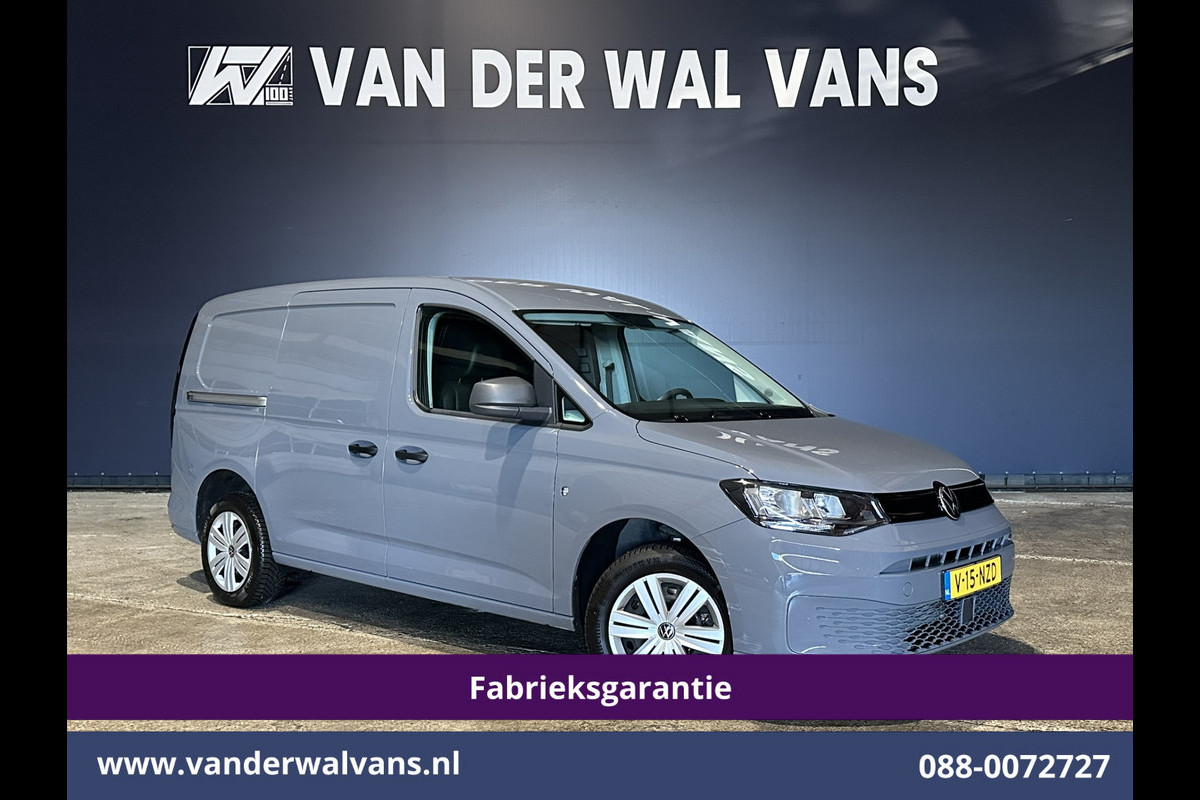 Volkswagen Caddy Cargo Maxi 1.5 TSI 116pk Benzine motor L2H1 Fabrieksgarantie Euro6 Airco | Camera | Apple Carplay | Bumper in de kleur Android Auto, Zijdeur