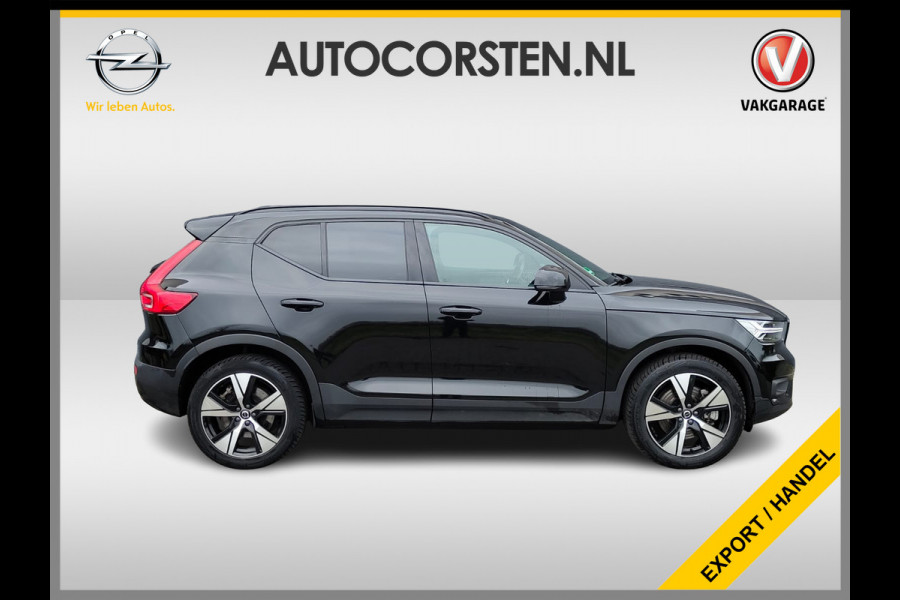 Volvo XC40 Recharge P8 AWD 408pk R-Design SOH 90% Adap.Cruise Navi Ecc Camera Apple Carplay Android Auto Pdc Stoelverwarming Lmv 19" Privacy Glas Google Maps DAB+ Origineel Nederlandse Auto Nieuwprijs  €59.825,-