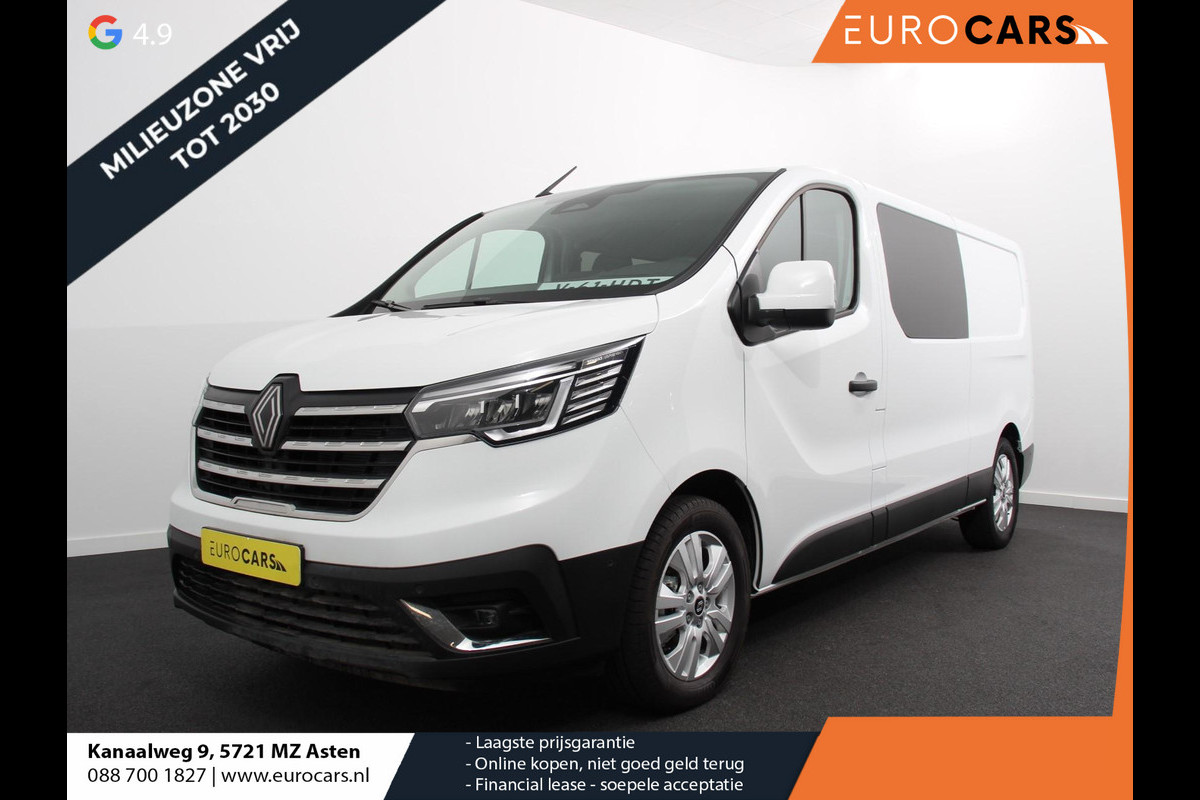 Renault Trafic 2.0 Blue dC1 150 EDC T30 L2H1 Advance Dubbele cabine Navigatie Airco Lichtmetalen velgen Betimmering Trekhaak Camera Parkeer sensoren Dab