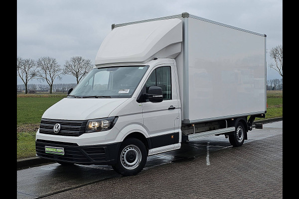Volkswagen Crafter 35 2.0 TDI L4 Trendline Bakwagen Laadklep Lat-om-Lat Betimmerd Spoiler Zijdeur Euro6 140Pk Bpm-Vrij!