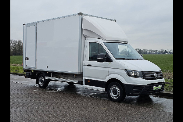 Volkswagen Crafter 35 2.0 TDI L4 Trendline Bakwagen Laadklep Lat-om-Lat Betimmerd Spoiler Zijdeur Euro6 140Pk Bpm-Vrij!
