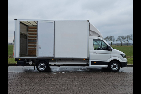 Volkswagen Crafter 35 2.0 TDI L4 Trendline Bakwagen Laadklep Lat-om-Lat Betimmerd Spoiler Zijdeur Euro6 140Pk Bpm-Vrij!