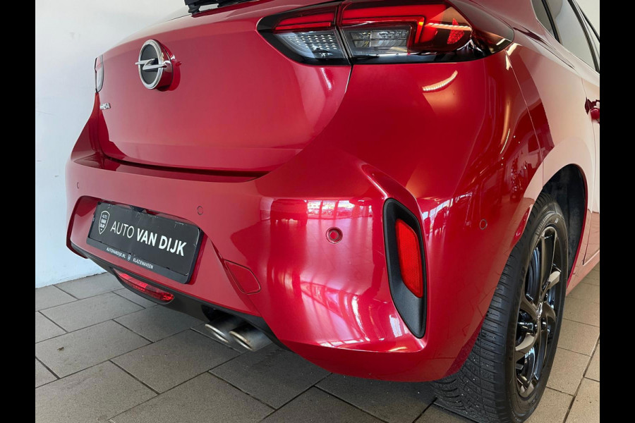 Opel Corsa 1.2 Turbo Ultimate 130PK AUTOMAAT PANO AIRCO NAVI CRUISE BLUETOOTH STOELVERW CAM PDC VELGEN PRIVACYGLAS NIEUWSTAAT
