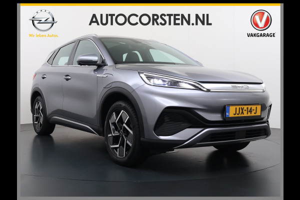 BYD ATTO 3 ''Gereserveerd'' 62kWh Design SOH 98% Pano-dak Leer+Elektr.Verst. Warmtepomp Adaptieve Cruise 360°Camera Apple Carplay Android Auto Elektr.Achter Verkeersbord detectie WiFi DAB Led Rijstrooksensor Keyless Smartphone Entry Fabrieksgarantie tot 13-12-2028/150.000km Garantie op de LFP Accu tot 12-12-2030/200.000km €44.000,- Nieuw!