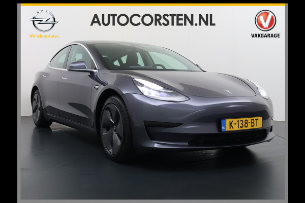 Tesla Model 3 RWD SR plus Soh 92% LFP Accu Trekhaak AutoPilot Leder Panoramadak Adaptive-Cruise Camera's Elektr.-Stuur+Stoelen+Spiegels+Geheug Navi LED DAB Voorverwarmen Keyless One-Pedal-Drive Lmv 18" SOH 92% 1e Eigenaar Origineel Nederlandse Auto 1.000kg Trekvermogen