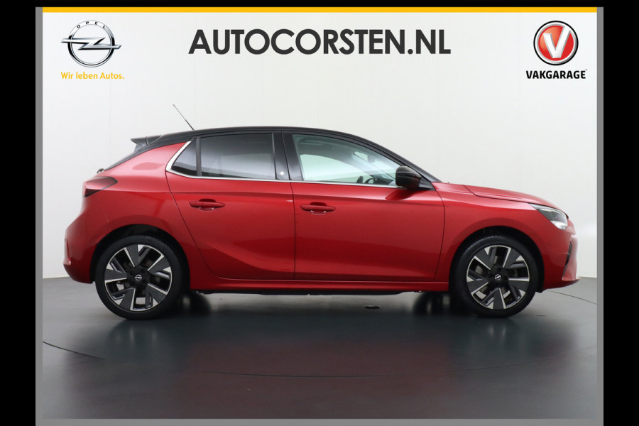 Opel CORSA-E 50kWh Elegance Soh 90% Leder Panoramadak 360°Camera Zwart Dak Navi Ecc Apple Carplay Android Auto Cruise Control Stoel+Stuurverwarming DAB+ Pdc Lmv Led Origineel Nederlandse Auto