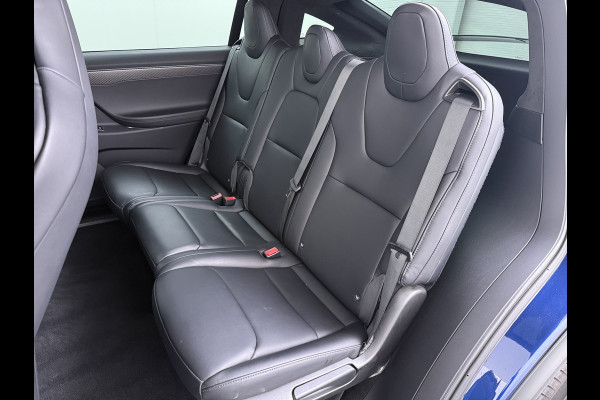Tesla Model X 100D 20" Trekhaak Leder Luchtvering Adaptive Cruise AutoPilot Panoramadak Vleugeldeuren Camera's Elektr.Stoelen/Stuur+Verwarmd+G Adaptieve koplampen Lmv 20" Led Elektr.-Achterklep Bordherkenning Verwarmde Sproeiers-bladen Carbon Sentry Mode Valet mode 2250 kg Trekvermogen! € 124.700 nieuw !