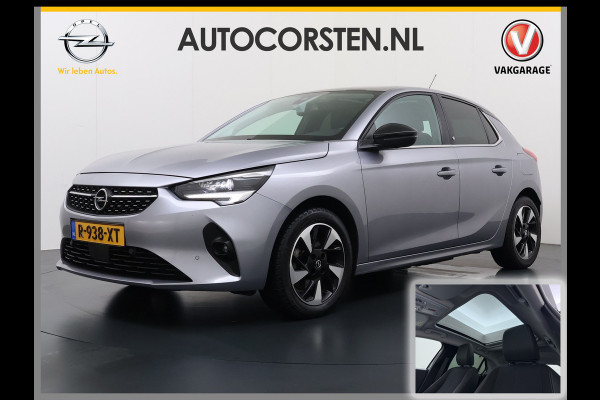 Opel CORSA-E Elegance 50kWh Pano-dak Adapt.Cruise 360°Camera Warmtepomp 360°Camera Navi Ecc Apple Carplay Android Auto Pdc SOH 91% Lane Assist Lmv Privacy Glas Regen-Lichtsensor Led Keyless Zeer complete en keurig onderhouden Electrische Opel Corsa