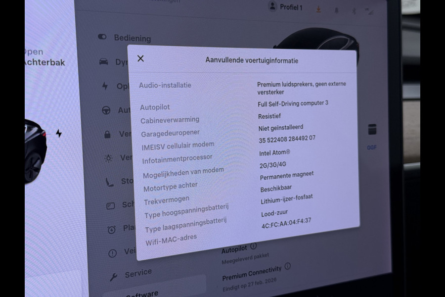 Tesla Model 3 RWD SR plus 325PK LFP Accu Trekhaak AutoPilot Leder Panoramadak Adaptive-Cruise Camera's Elektr.-Stuur+Stoelen+Spiegels+Geheugen Navi LED DAB Voorverwarmen Keyless One-Pedal-Drive Lmv 18" SOH 89% 1.000KG Trekgewicht 1e Eigenaar Origineel Nederlandse Auto Fabrieks Garantie op Accu en Motor tot 14-12-2028/160.000km
