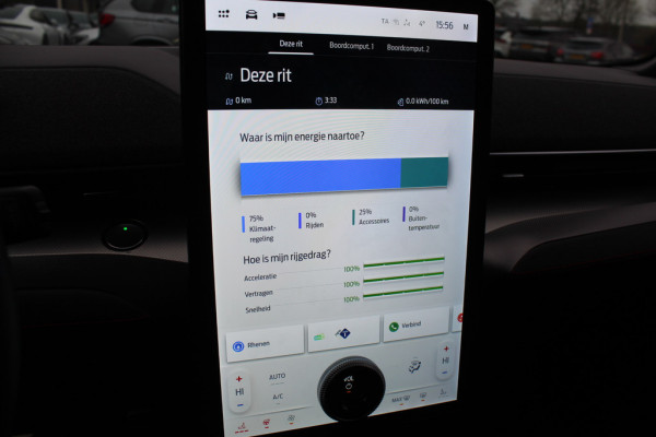 Ford Mustang Mach-E Extended RWD 98 kWh / 360Camera / Leder / 18'' / Keyless / DAB / B&O / Stoelverwarming / ACC