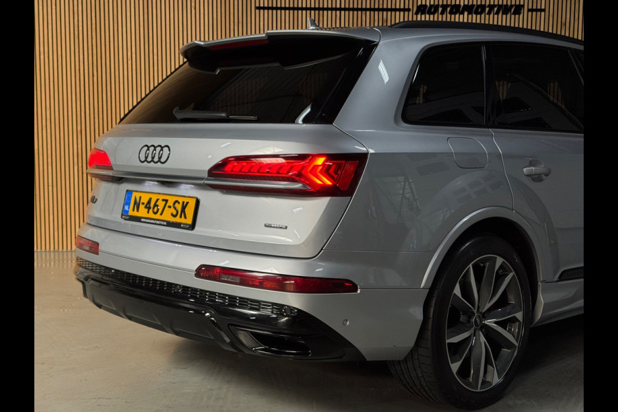 Audi Q7 60 TFSI e quattro S Competition PANO|LUCHTVERING|TREKHAAK|HUD|B&O|AMBIENT|360 CAM|ALARM|STOELVENTILATIE|MASSAGE|21 INCH