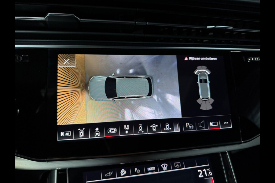 Audi Q7 60 TFSI e quattro S Competition PANO|LUCHTVERING|TREKHAAK|HUD|B&O|AMBIENT|360 CAM|ALARM|STOELVENTILATIE|MASSAGE|21 INCH